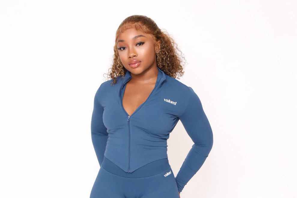 Tide Blue Form Jacket