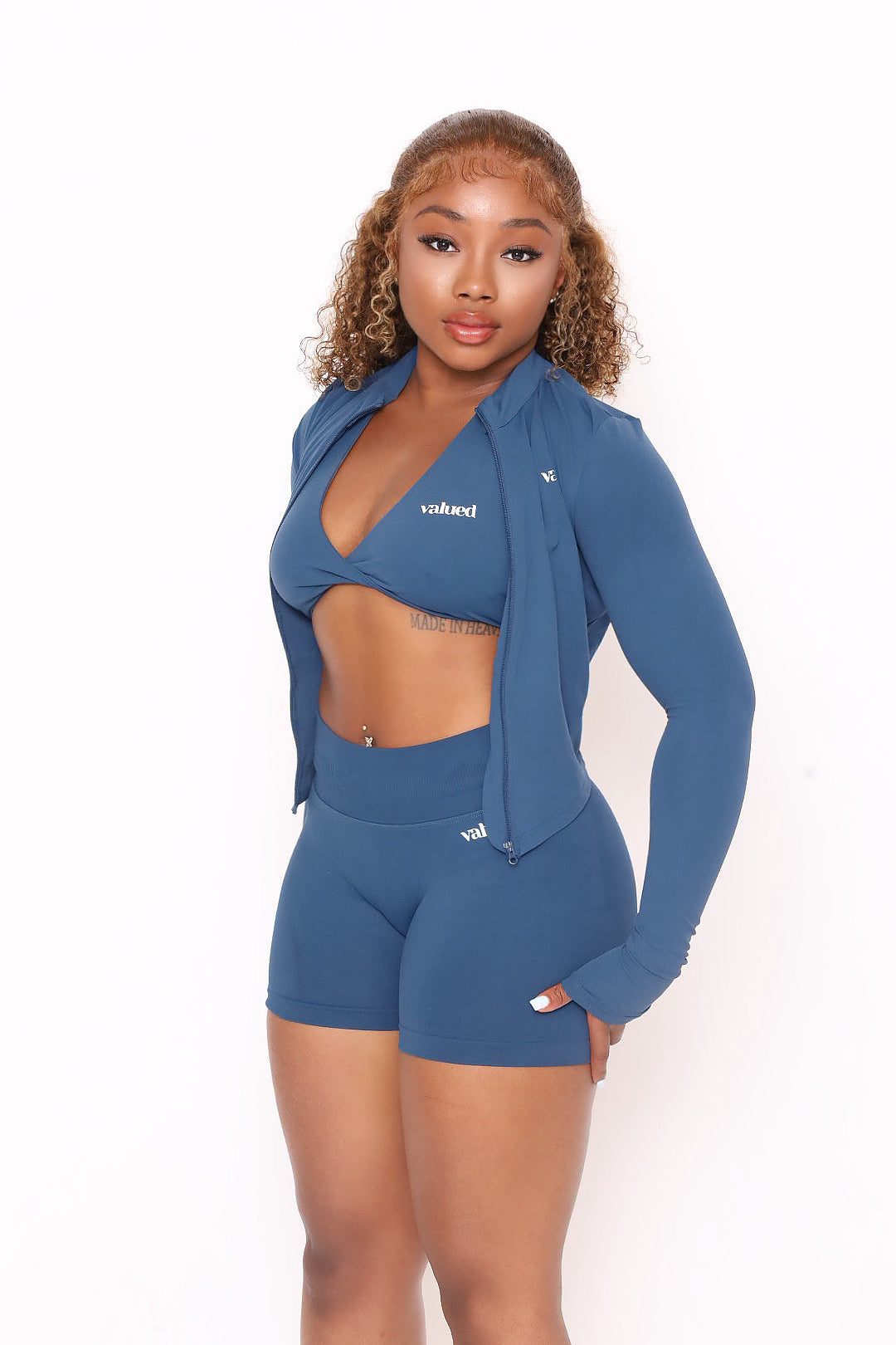 Tide Blue Form Jacket