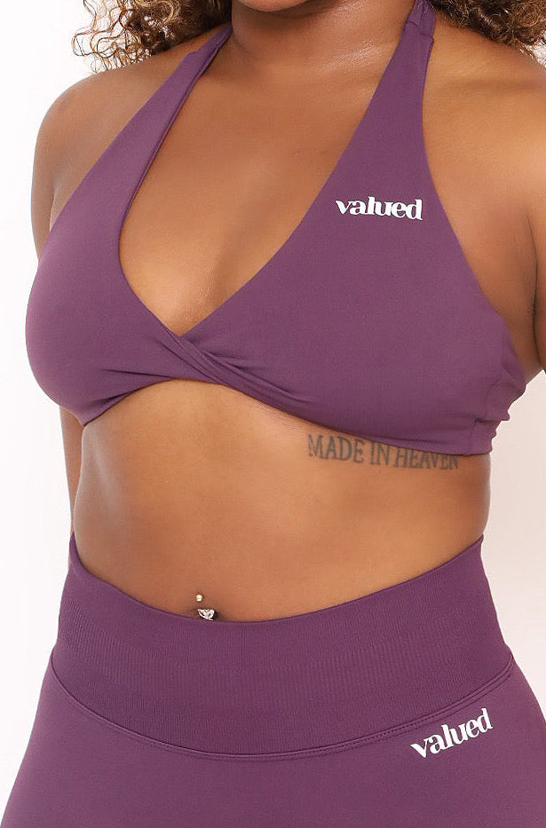 Plum Muse Backless Bra