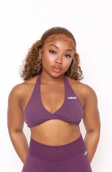 Plum Muse Backless Bra
