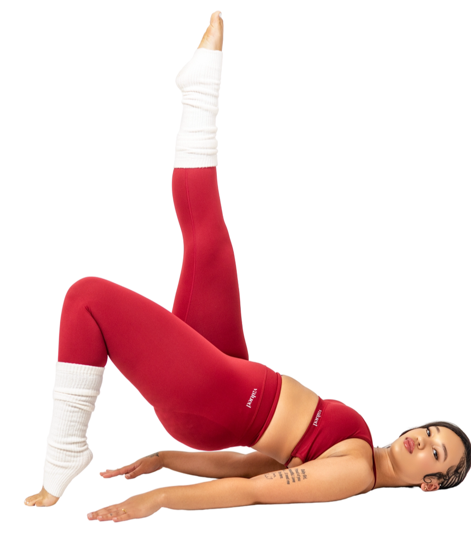 Burgundy Sculpt Leggings