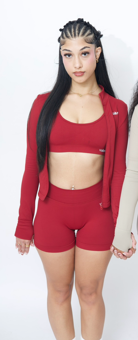 Burgundy Essential Jacket