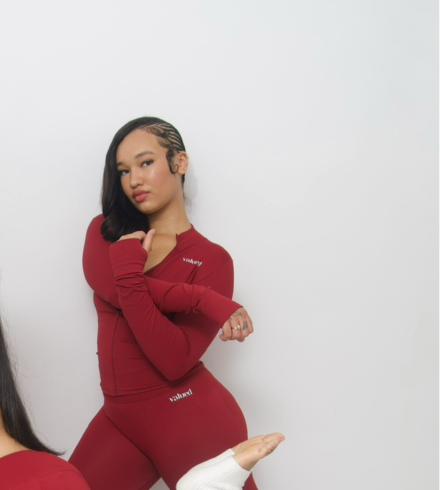 Burgundy Essential Jacket